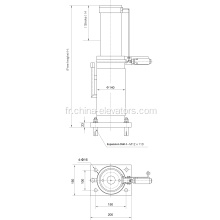 Tampon d&#39;huile OP11 / PH175 pour sch ****** ascenseurs 1,6 m / s